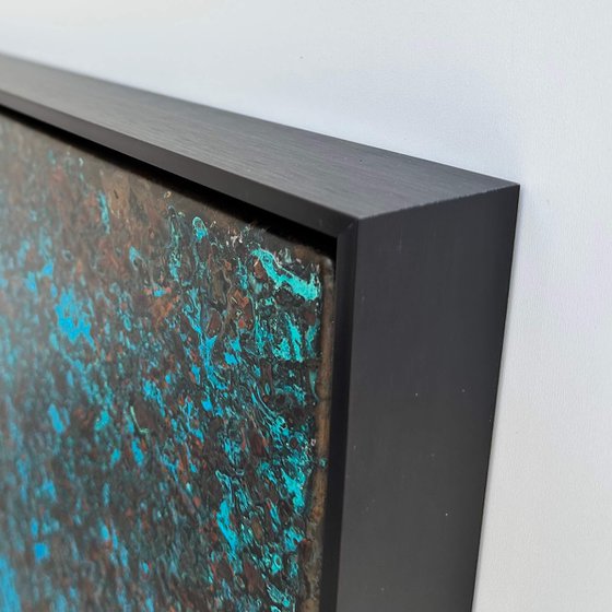 "The Blue Hour" Copper Patina Wall Art