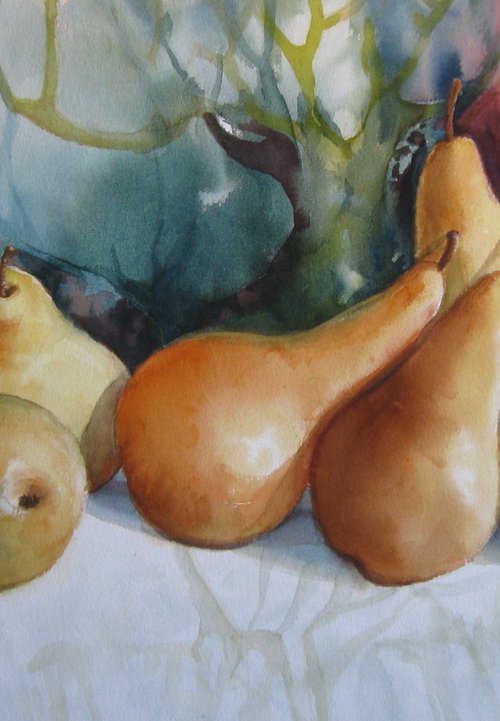 Still life with pears by Elena Oleniuc