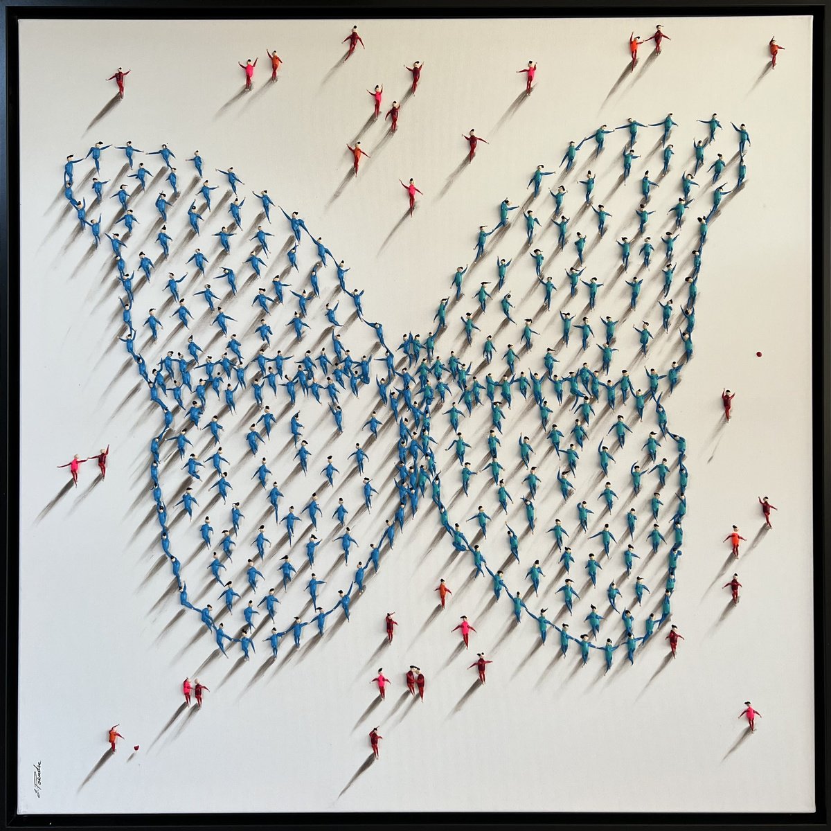 Freedom People ,,Butterfly - ? Eka Peradze Art by Eka Peradze