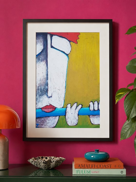 Fluit Misiek XII (30cm x 42cm x 0.1cm)