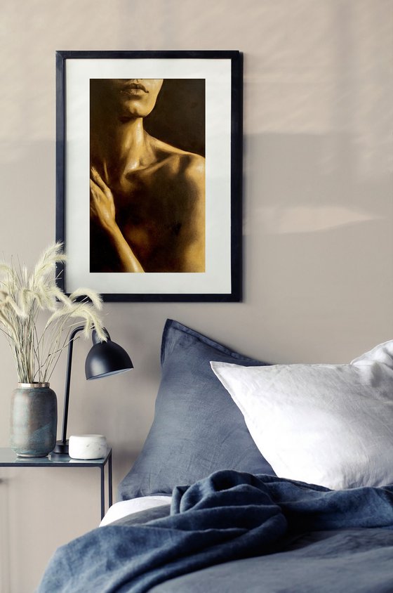 Naked Truth II - Dark Nude, Lips and Hand