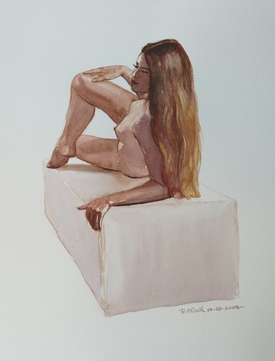 Reclining female nude