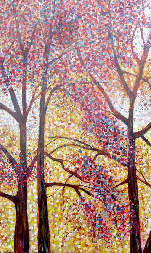 Trees 3 by Roz Edwards