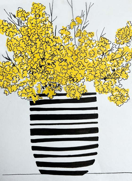 Yellow Flower illustration