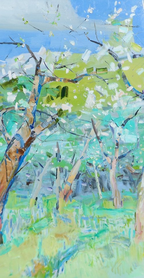 " Apple orchard " by Yehor Dulin