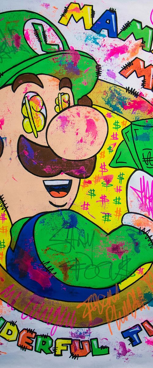 Mamma Mia ! Wonderful times ft. Luigi Bros by Carlos Pun Art