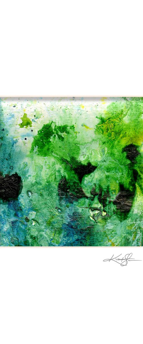 Ethereal Dream 18 - Highly Textural Mixed Media Painting by Kathy Morton Stanion by Kathy Morton Stanion