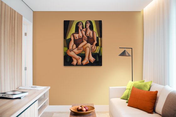 Resting dancers
