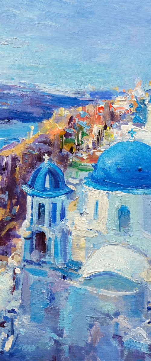 Santorini by Behshad Arjomandi