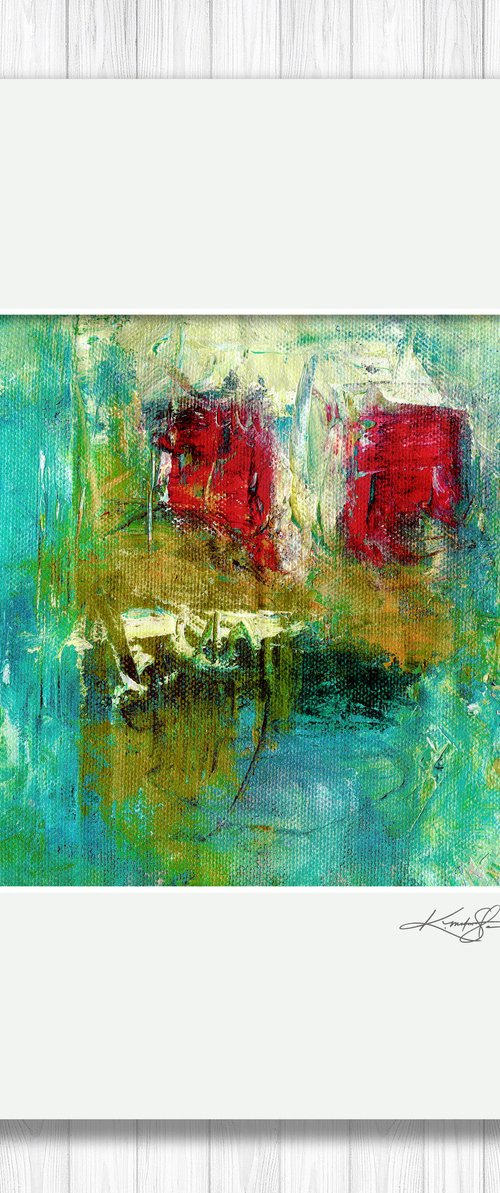Oil Abstraction 76 - Oil Abstract Painting by Kathy Morton Stanion by Kathy Morton Stanion