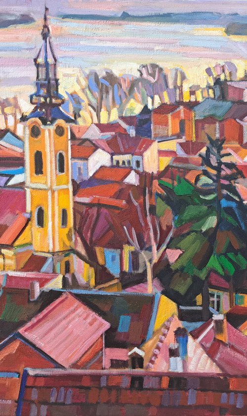 Zemun roofs by Maja Đokić Mihajlović