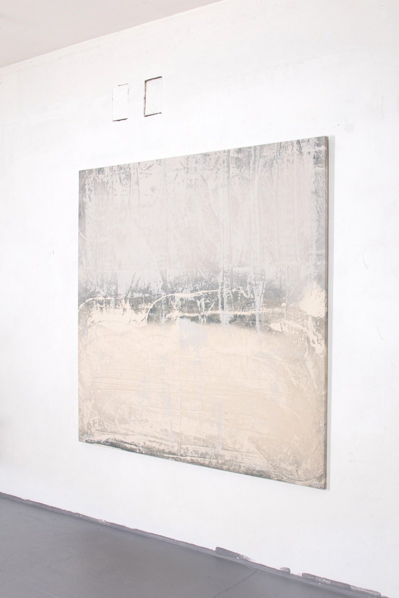 Abstract Acrylic Painting By Rokas Berziunas, 63 X 63", No. 24-30 (160 X 160 Cm ), Original Artwork