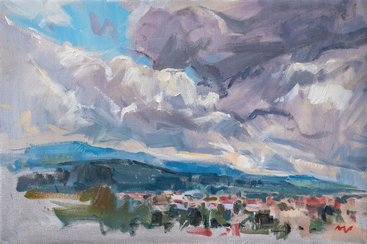 Cloudy landscape-1 by Vasyl Moldavchuk