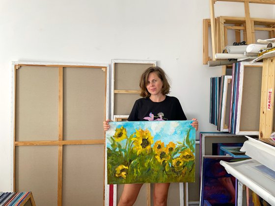 Ukrainian Floral Art — Sunflower Fields