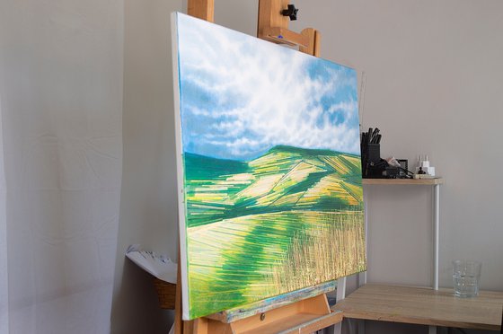 Devon Hills In Summer