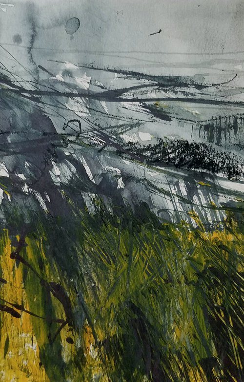 Yellow field by Nevena Kostić