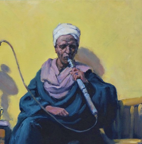 Hookah Smoker. Cairo
