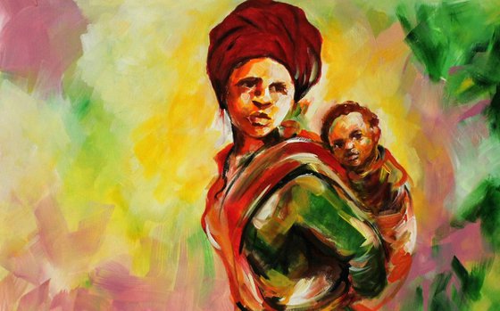 African mother