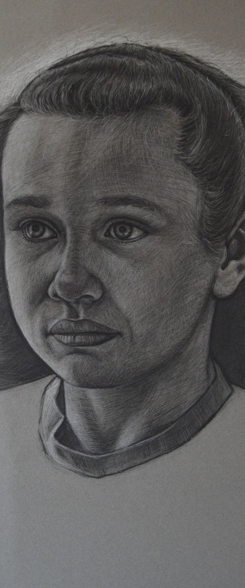 Drawing of a girl by connor maguire