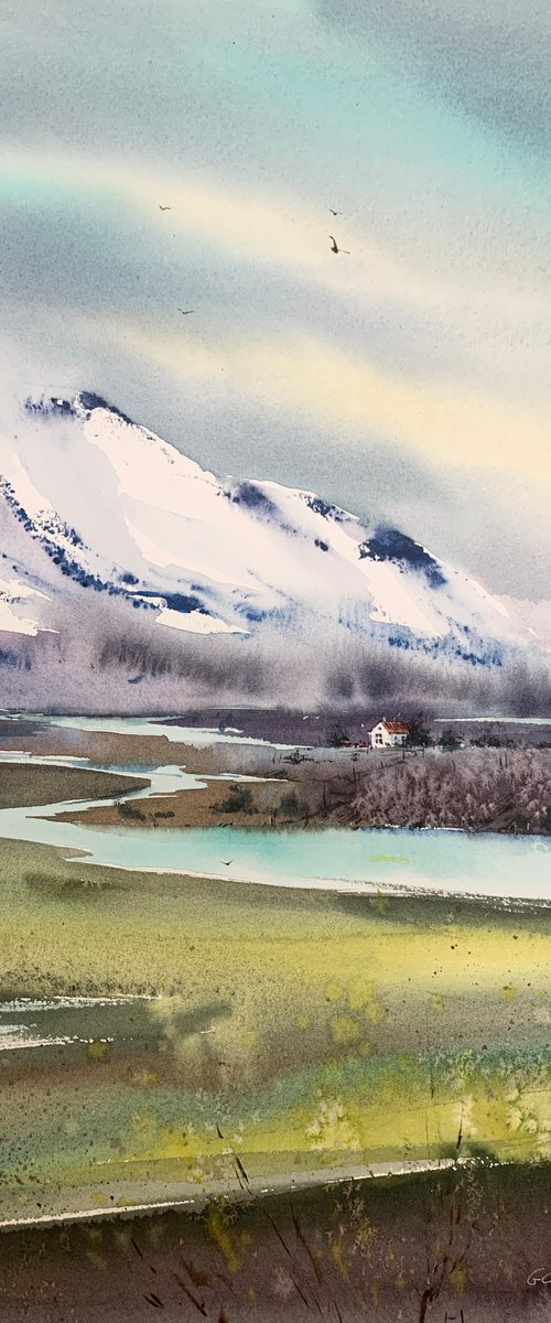 House in the mountains #4 by Eugenia Gorbacheva