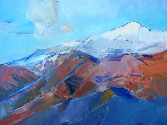 Mountains Switzerland Alp Italy Large Painting