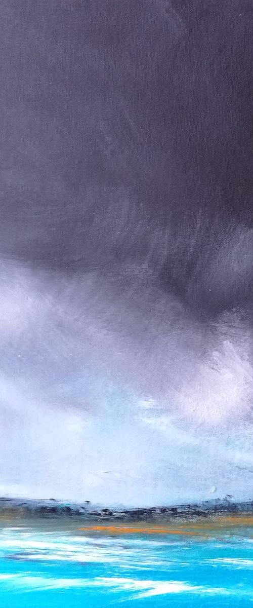 Fresh, Seascape, stormy, medium gorgeous by Mel Graham