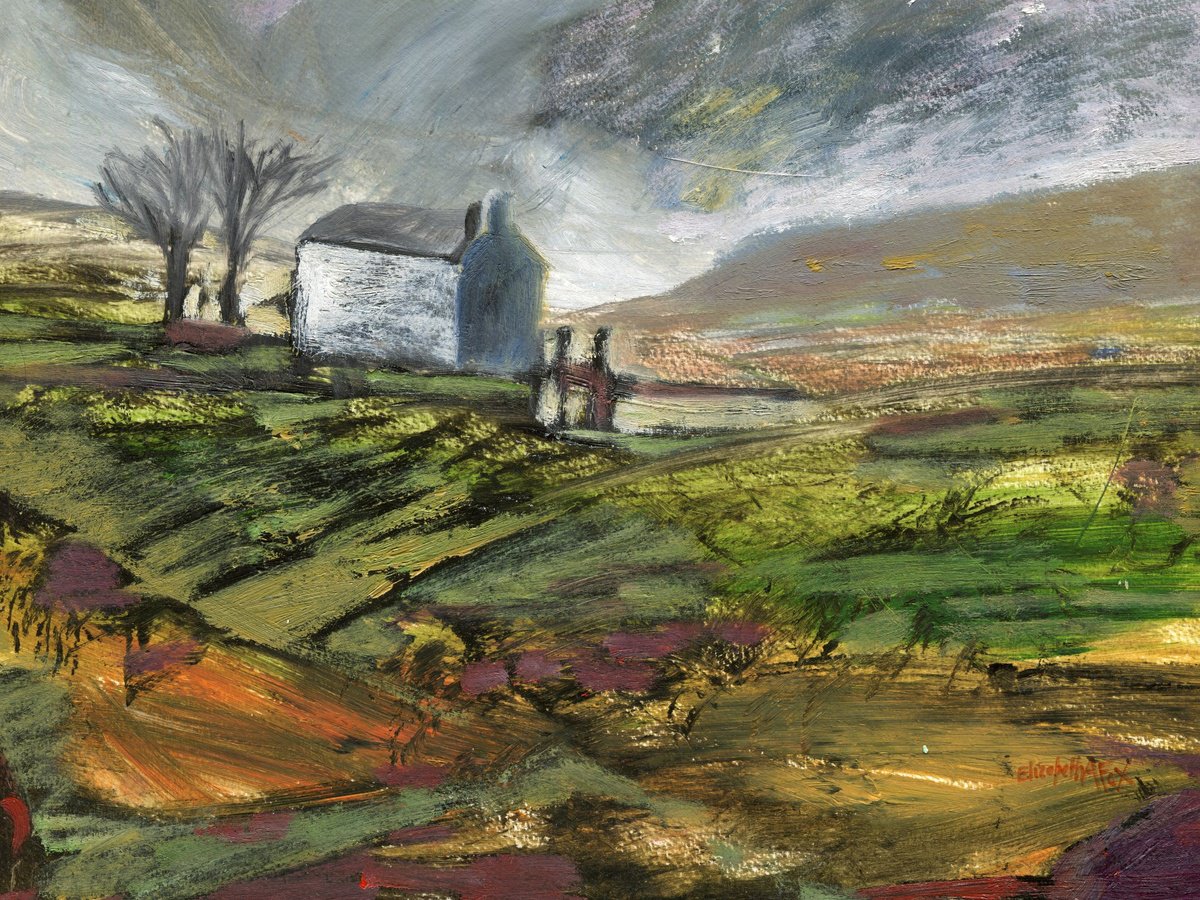 Top Withens Wuthering Heights Oil painting by Elizabeth Anne Fox ...