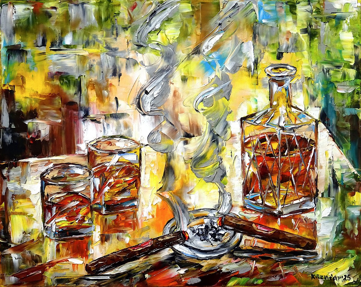 Expressive Oil Painting , Men