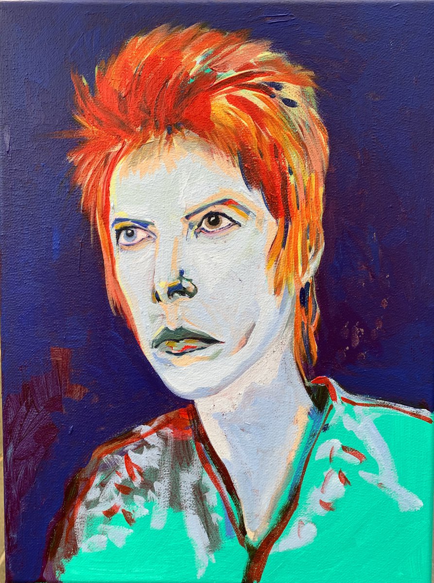  - David Bowie portrait - � by Hanna Bell