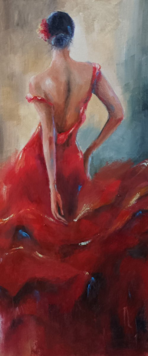 Flamenco Dancer 245 by Susana Zarate