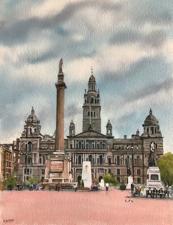 George square, Glasgow city
