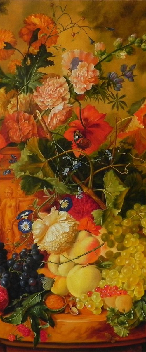 "Flowers and fruits" FREE SHIPPING by Yurii Novikov