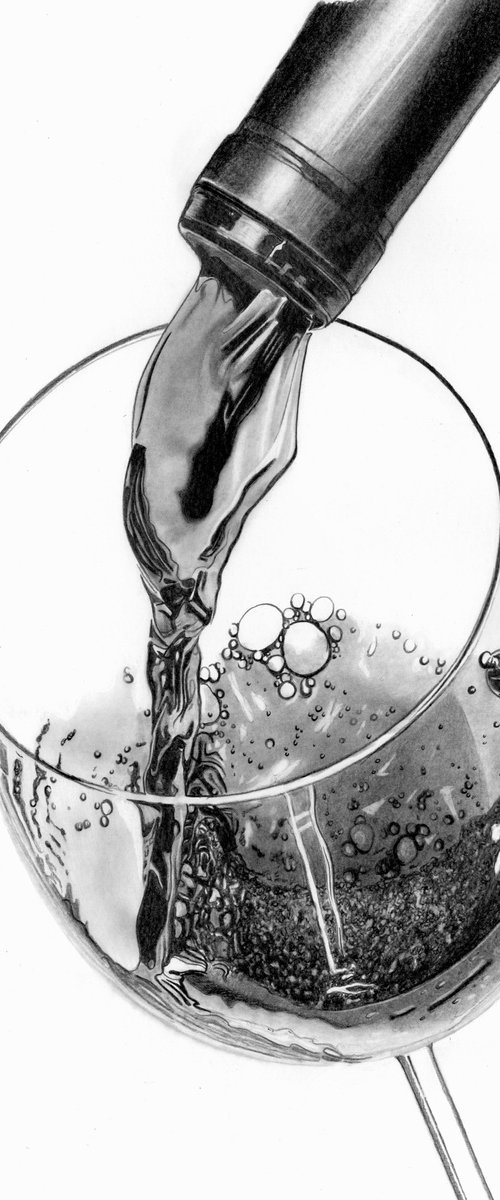 Red Wine Pour by Paul Stowe