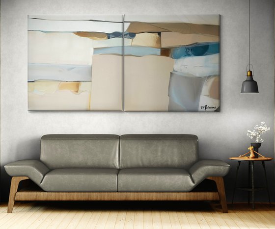 Diptych Sand, Light and Sky #3