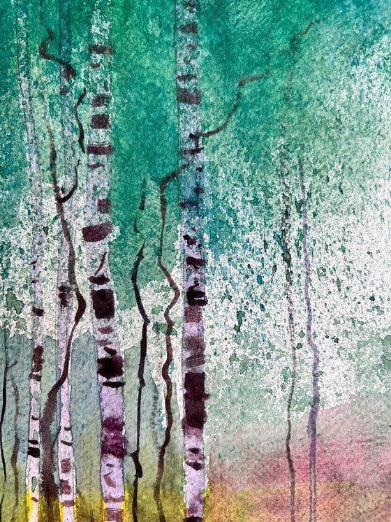 Birches series #3