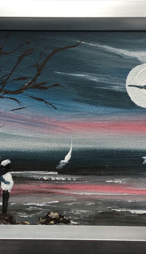 Under the bright full moon by Marja Brown