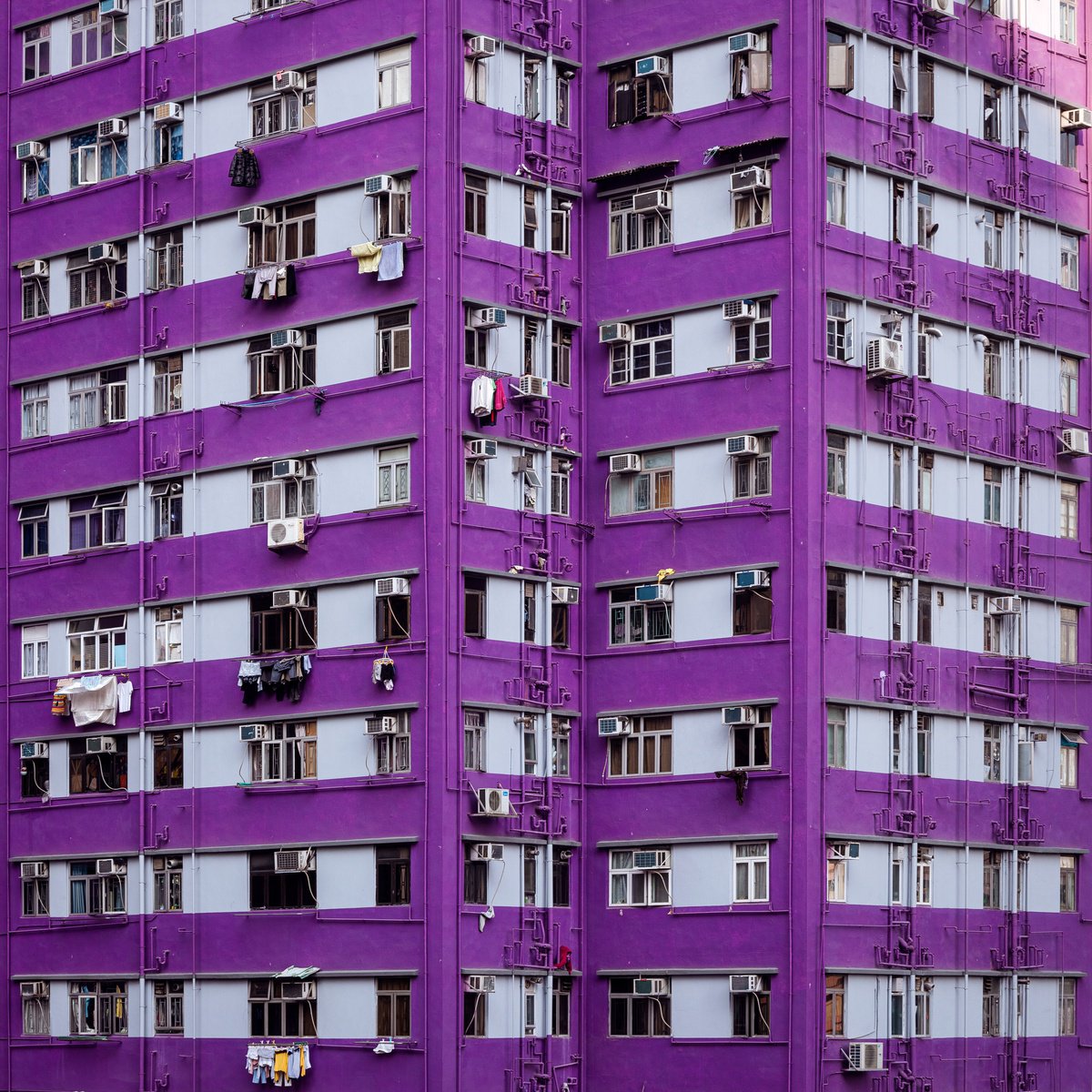 Photorealistic Photograph , Geometric Purple By Serge Horta, 48 X 48, Artwork For Sale On Artfinder