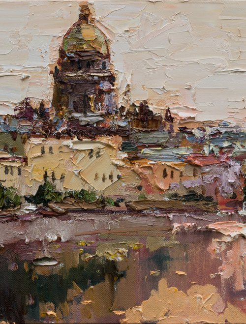 Saint Petersburg - Original cityscape painting by Anastasiia Valiulina