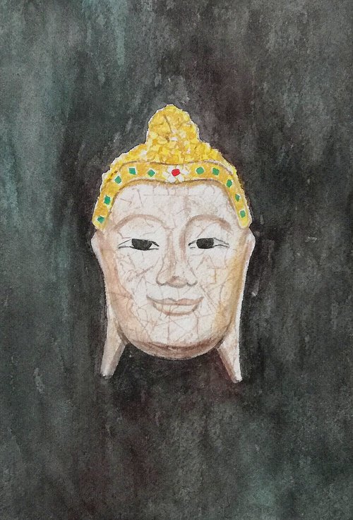 Buddha masks by Natalia Salinas Mariscal