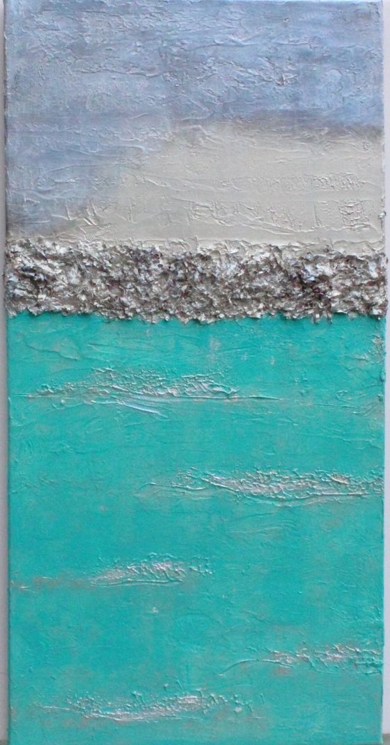 Silver Seas Original Abstract 3pc