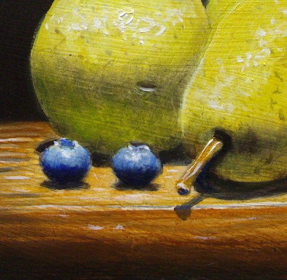Three small pears