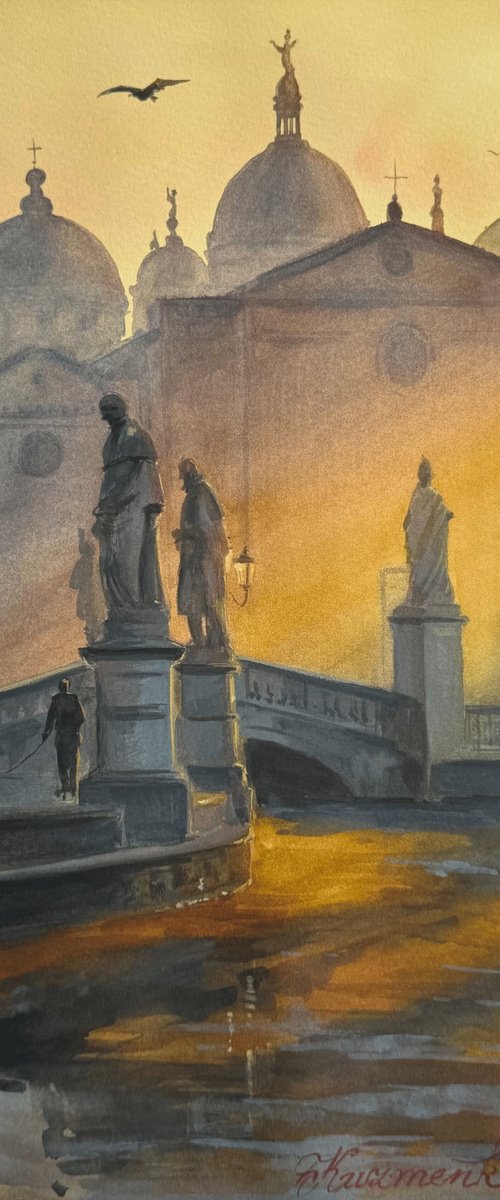 Golden Light in Venice by Sofiia Kuzmenko