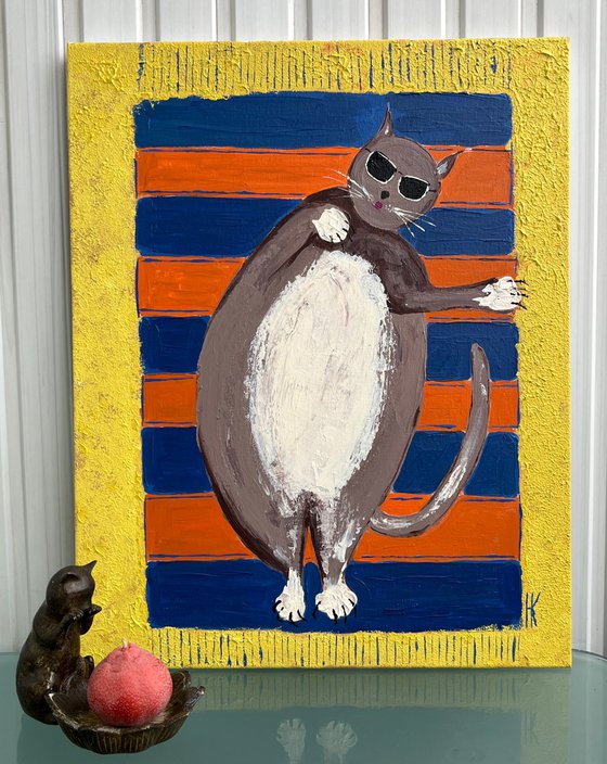 Cat Original Painting
