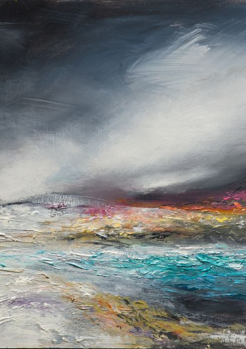 Harris Loch - late winter by Paul Hillary