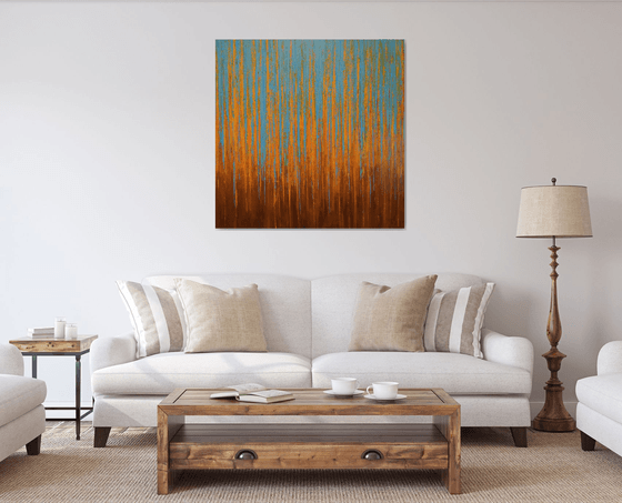 Blue Orange - Color Field