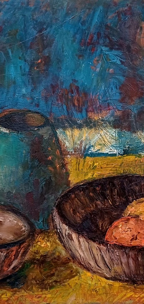 Still life-I (homage to Cezanne) by Stanislav Bojankov