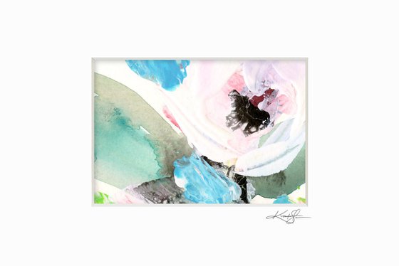 Lovely Little Gems 24 - Floral painting by Kathy Morton Stanion