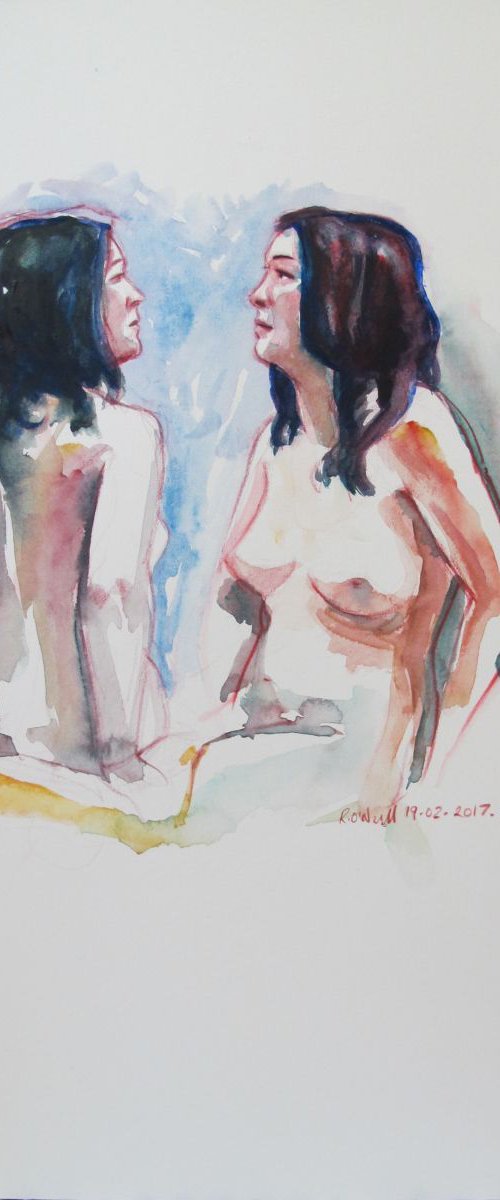 seated nudes by Rory O’Neill