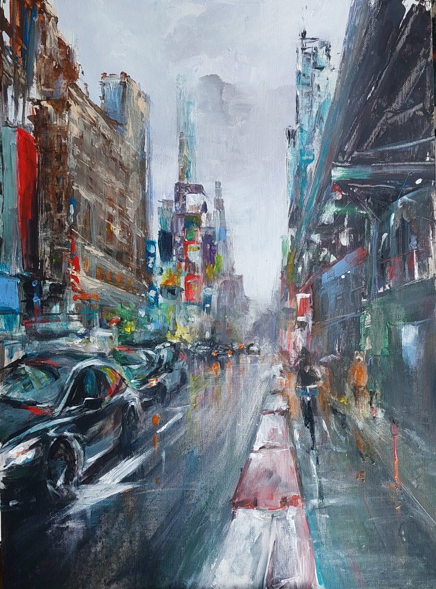 FIFTH AVENUE A RAINY DAY by Maylu Garci?a