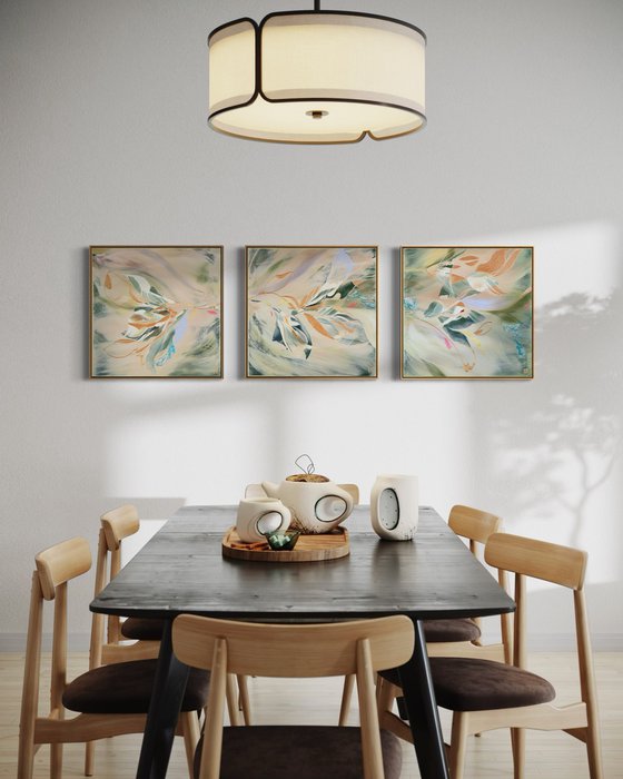 Spring Remembered Triptych